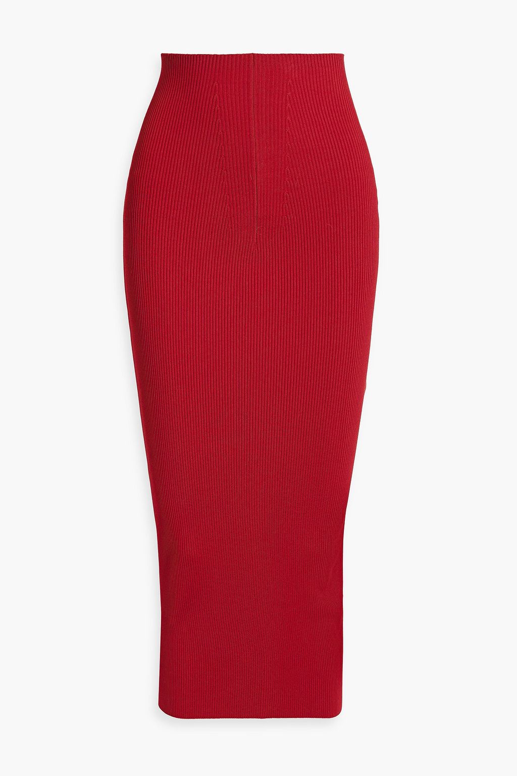 MARNI Ribbed-knit midi skirt | THE OUTNET