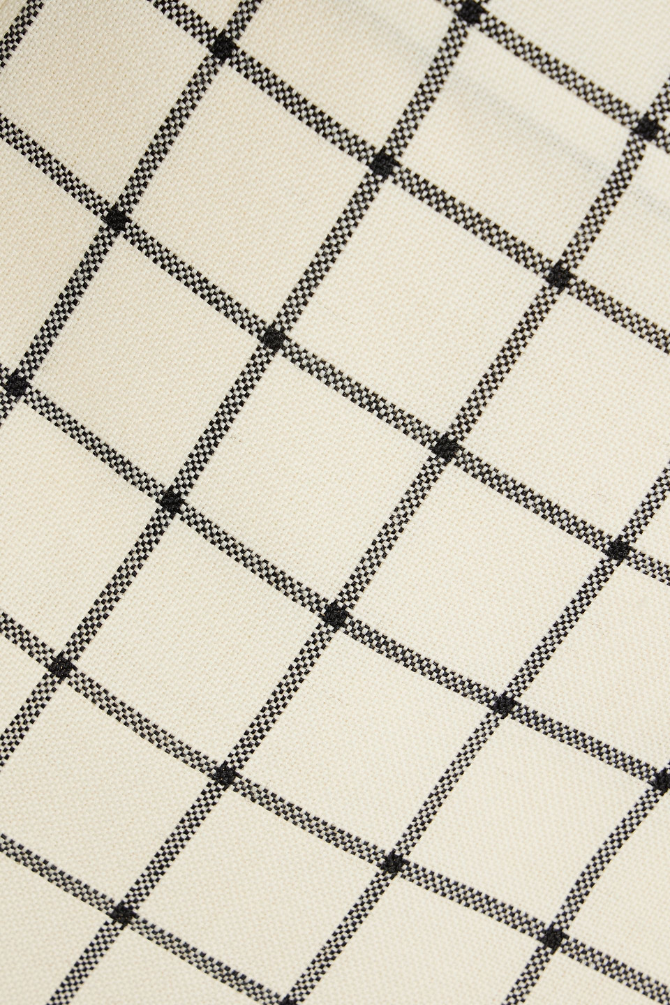 MARNI CHECKED WOOL-JACQUARD MINI SKIRT