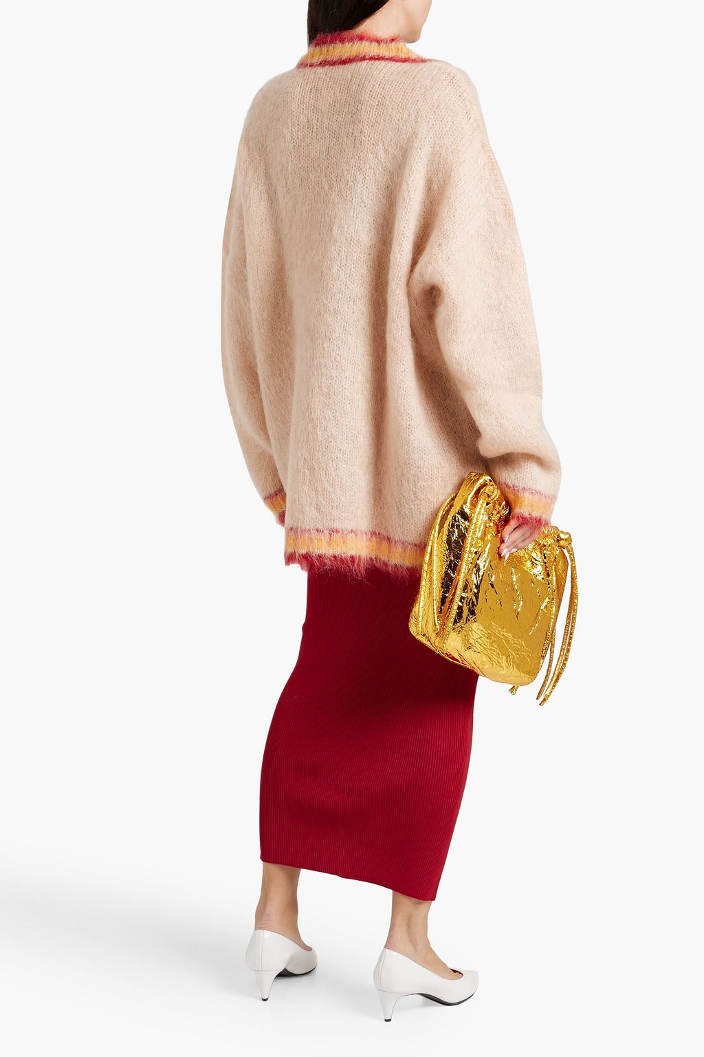 MARNI Oversized mohair-blend sweater