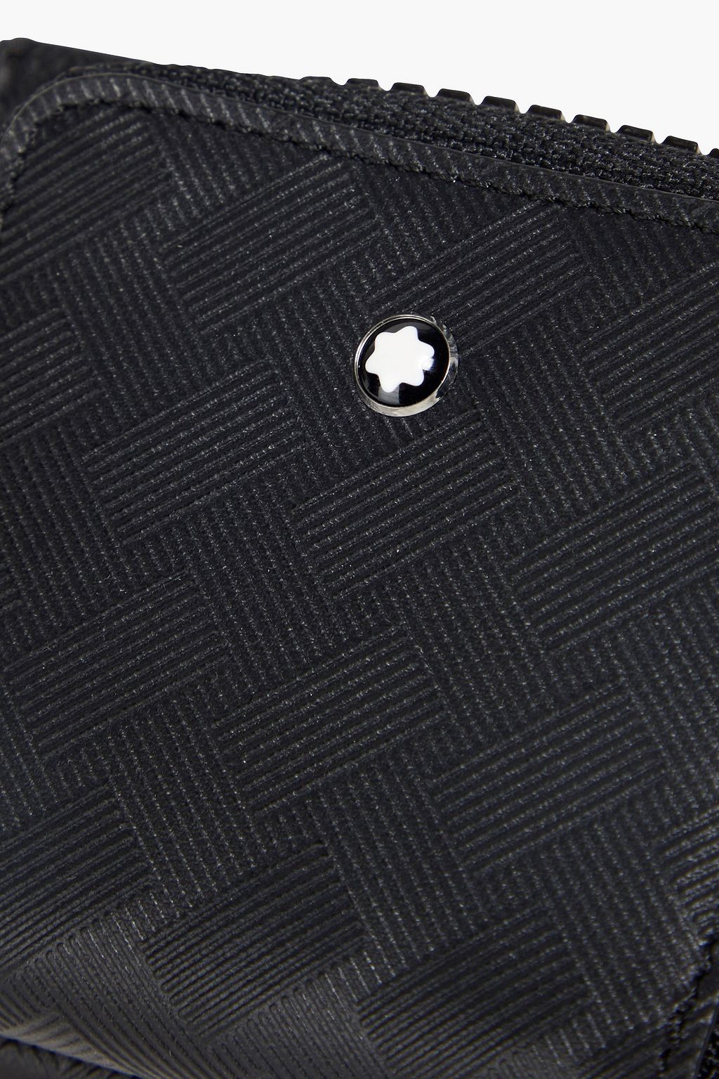 MONTBLANC 텍스처드 가죽 카드홀더