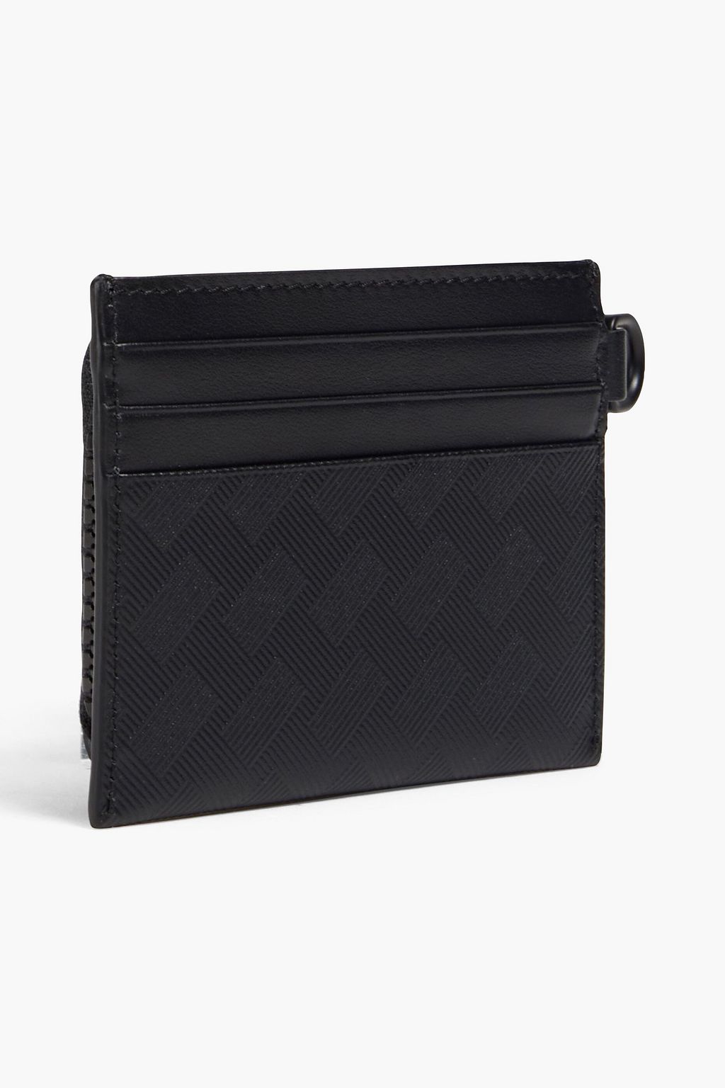 MONTBLANC 텍스처드 가죽 카드홀더