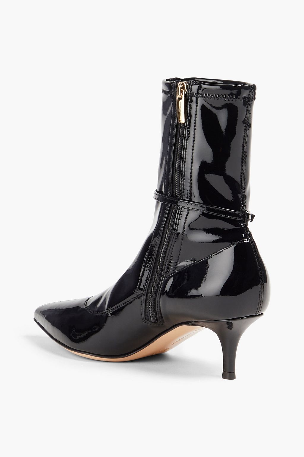 GIANVITO ROSSI Ribbon Bootie 55 vinyl ankle boots