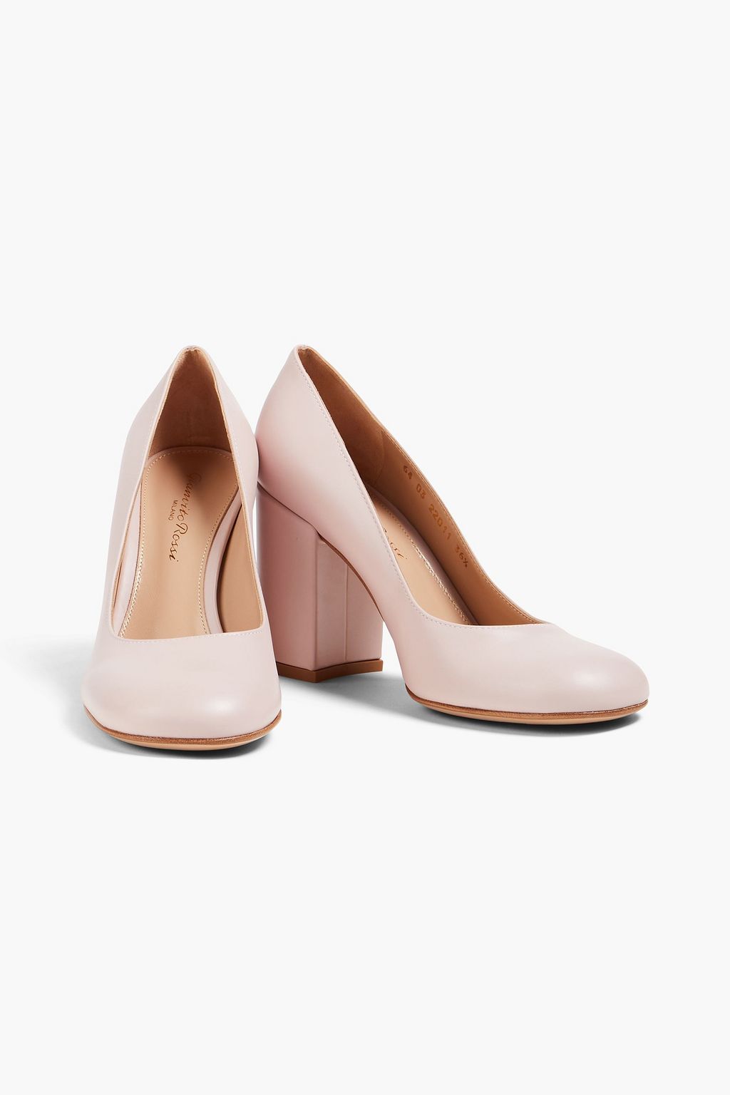 GIANVITO ROSSI Adelle leather pumps