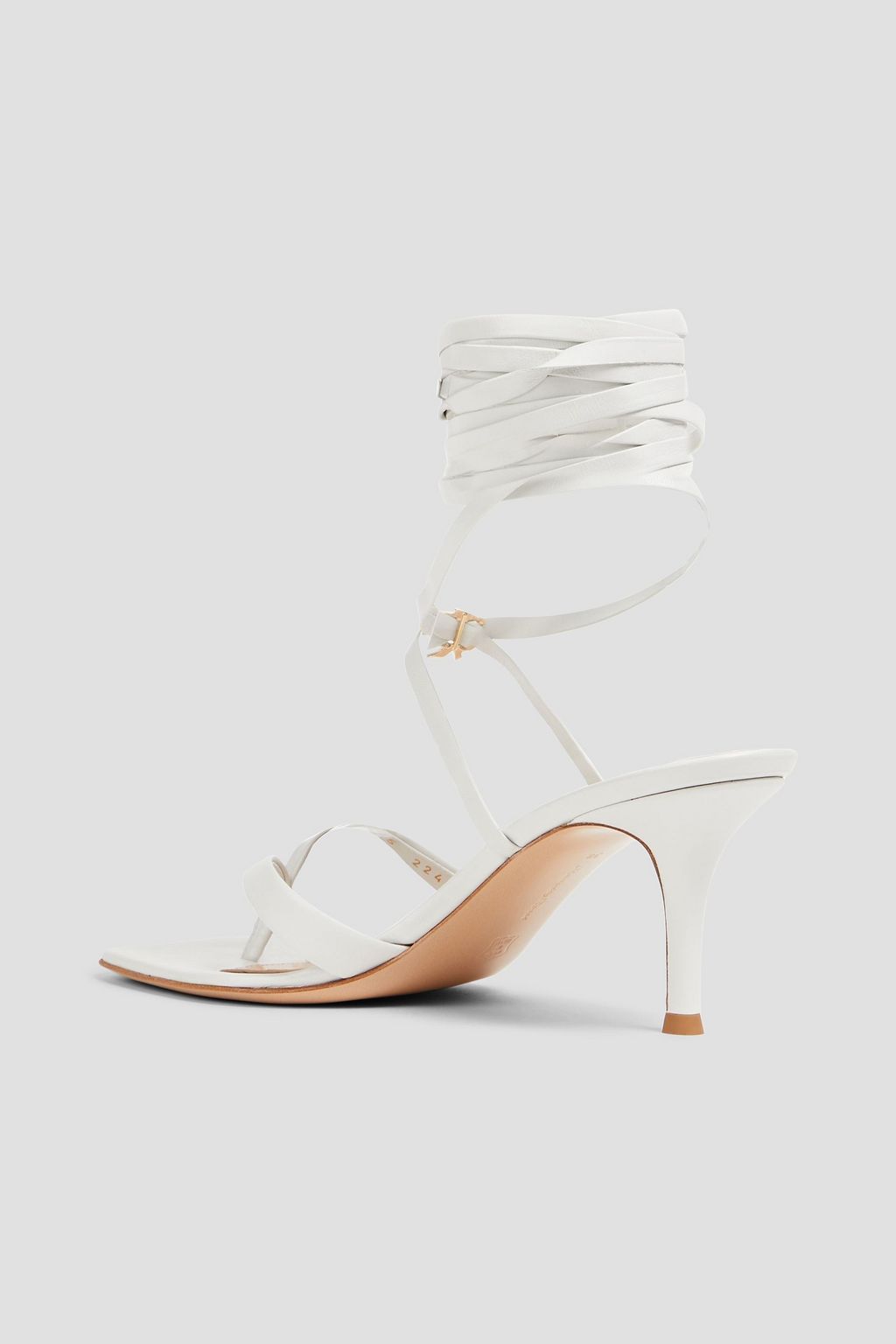 GIANVITO ROSSI Ribbon Gladiator leather sandals