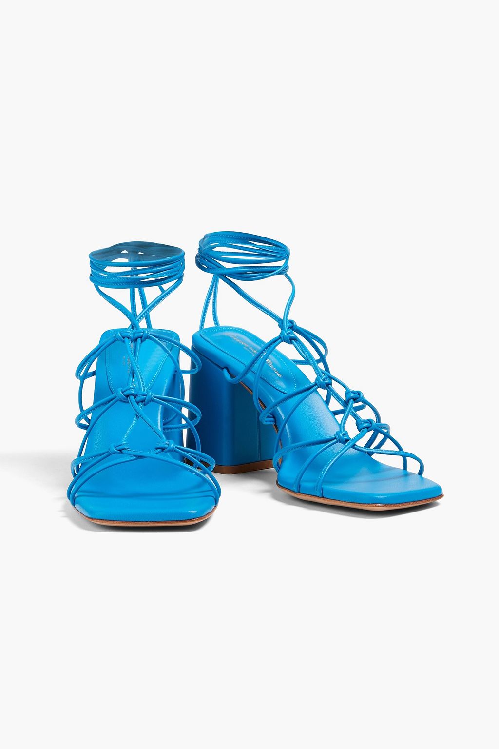 GIANVITO ROSSI Minas knotted leather sandals