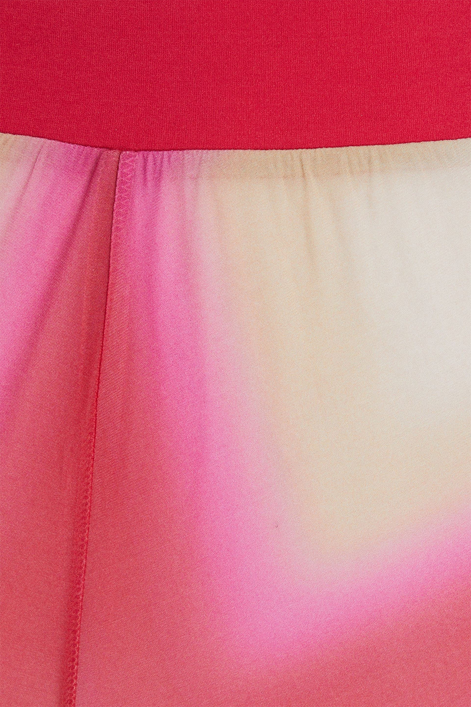 Rick Owens Printed Stretch-cupro Maxi Skirt In Fuchsia