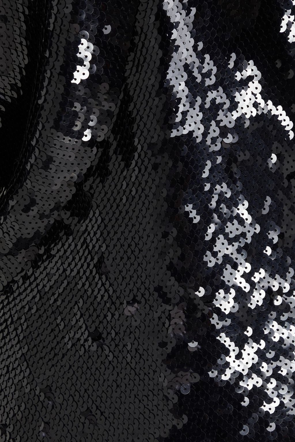 RICK OWENS تي شيرت مصنوع من الكوبرو والفوال ومزين بأقراص برّاقة