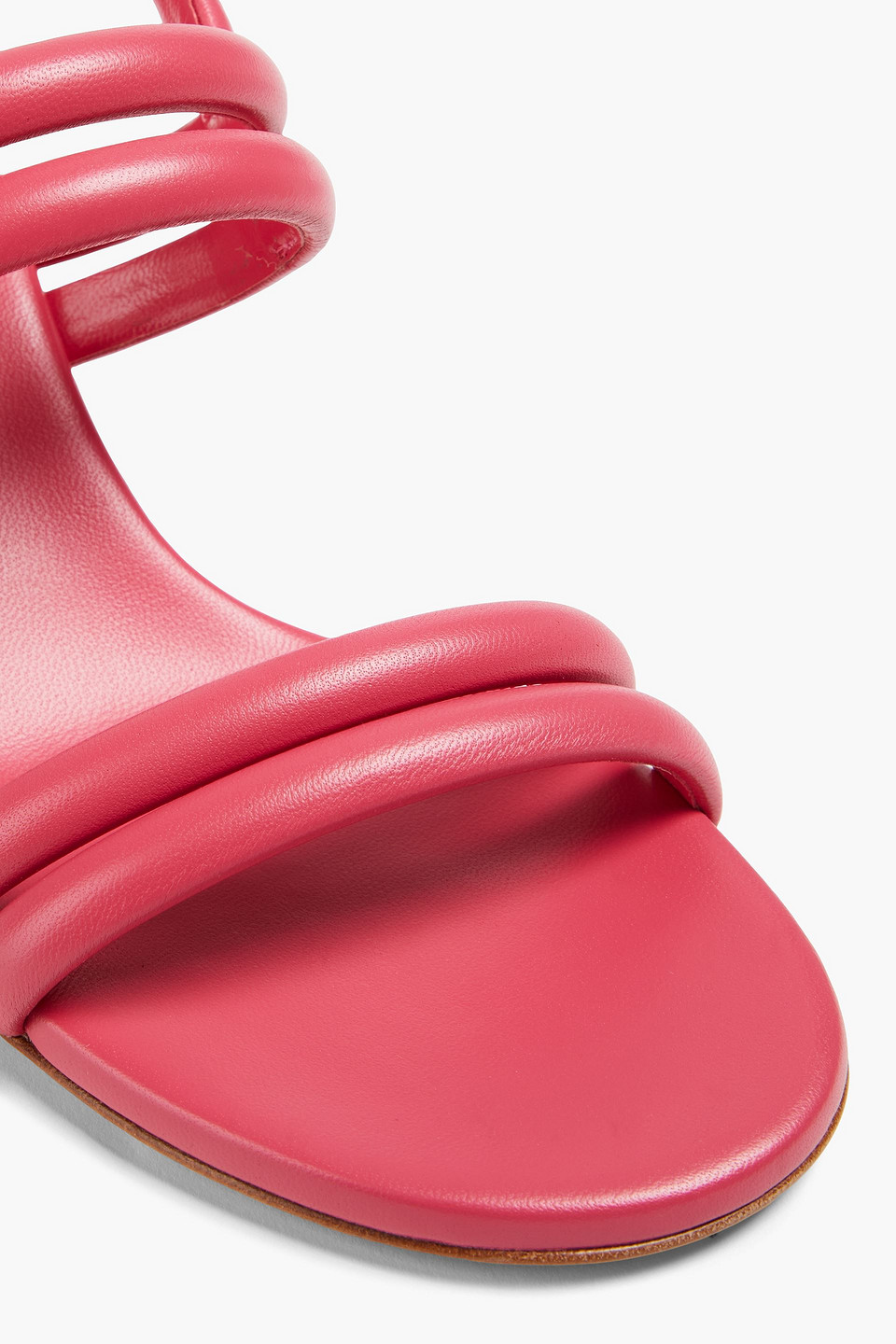 Gianvito Rossi Woman Sandals Magenta Size 8 Soft Leather In Pink