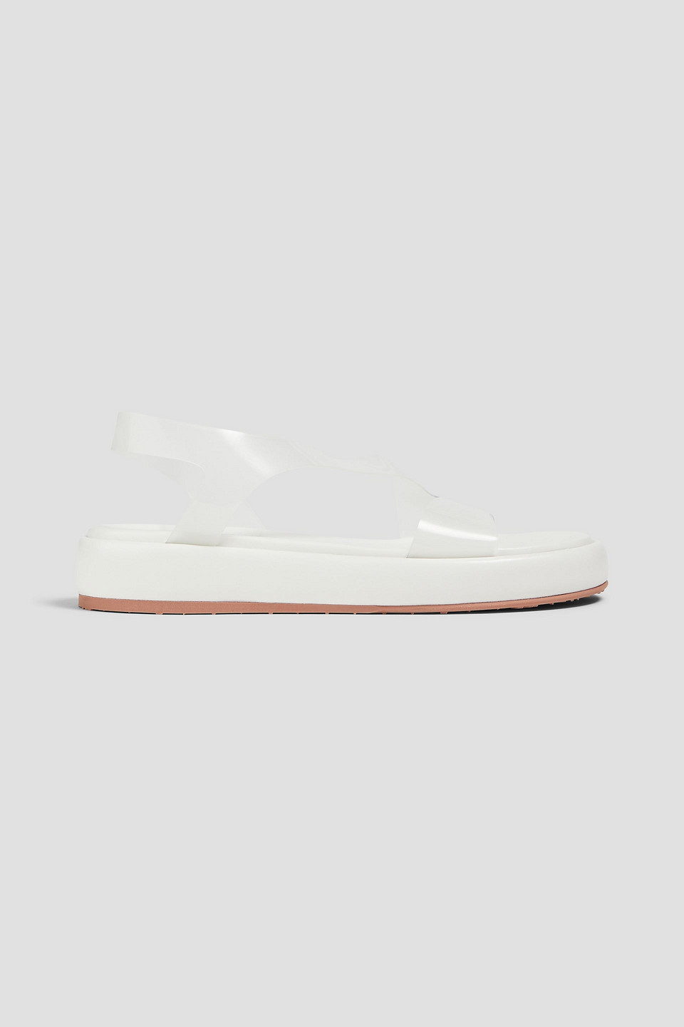 Gianvito Rossi Metropolis Sandalen Aus Pvc Mit Cut-outs In Weiss