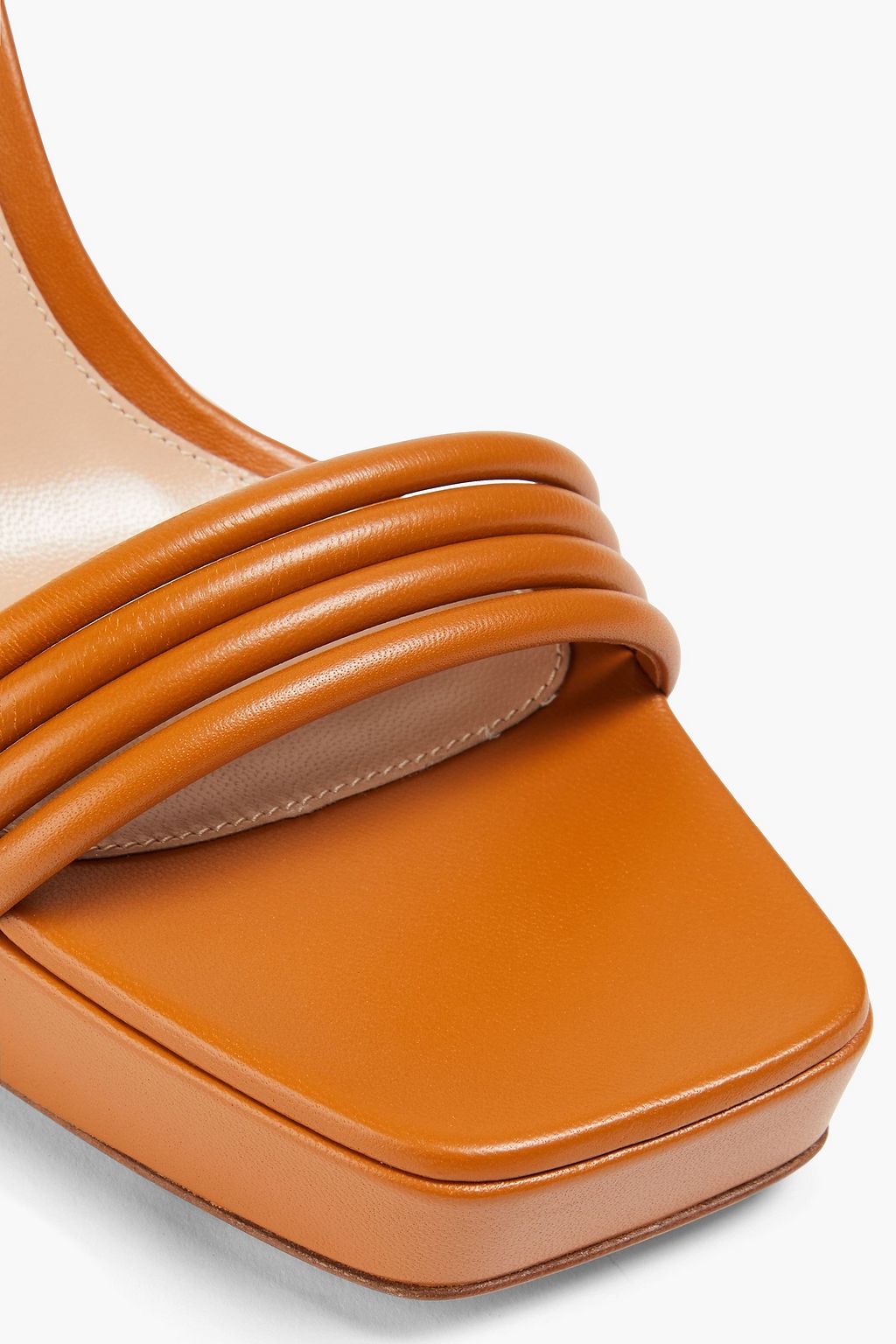 GIANVITO ROSSI Lena leather platform sandals
