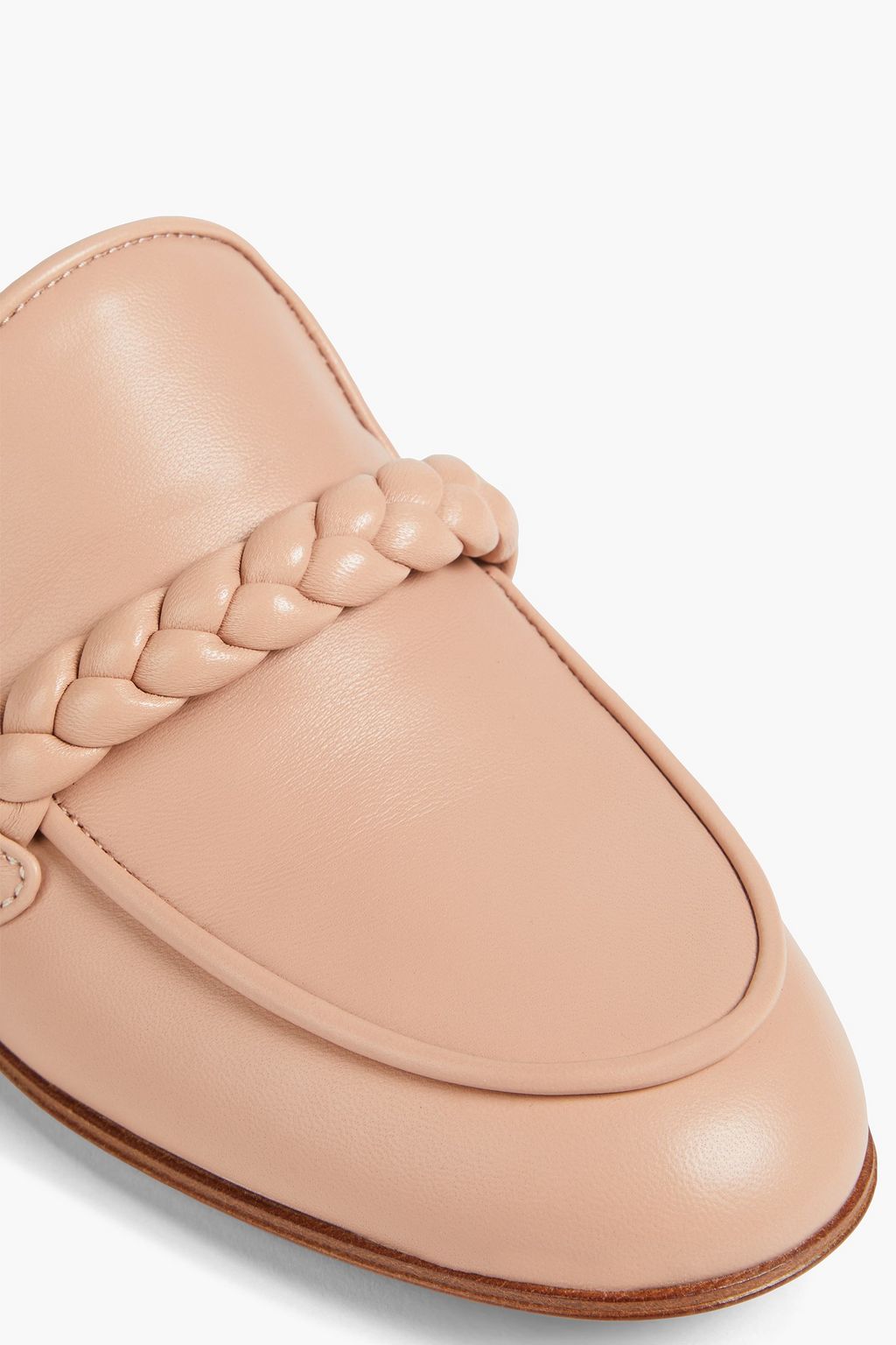 GIANVITO ROSSI Belem Slippers aus Leder