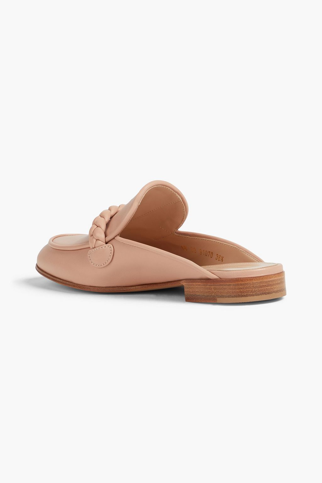 GIANVITO ROSSI Belem Slippers aus Leder