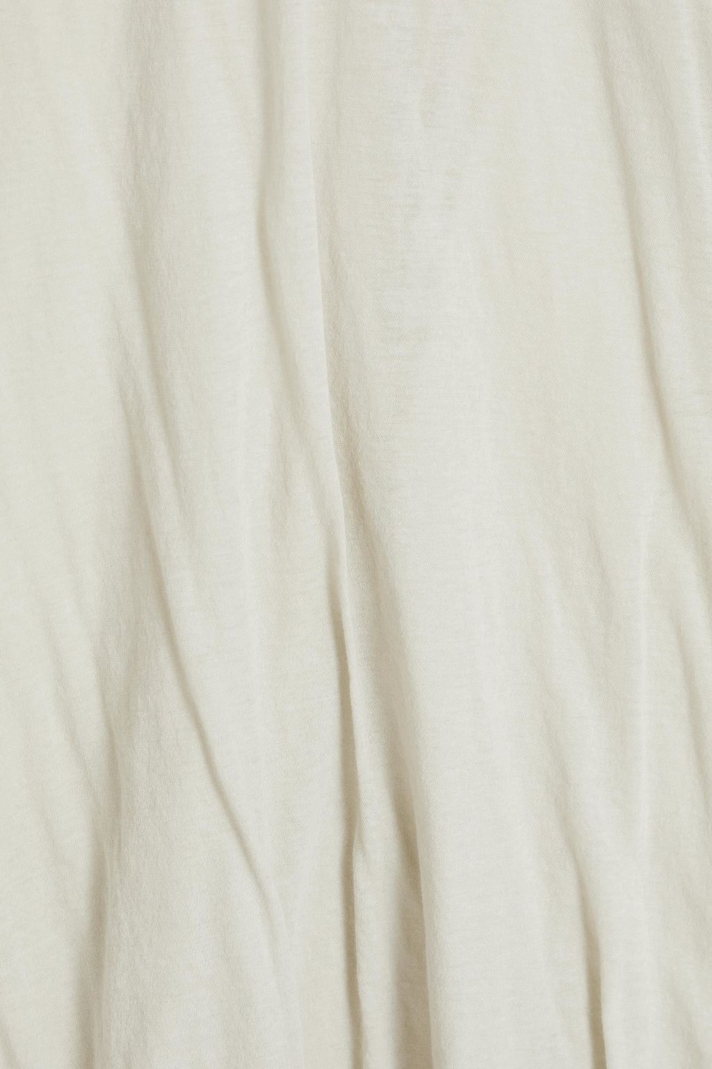 RICK OWENS Tunika aus Baumwoll-Jersey mit Flammgarneffekt