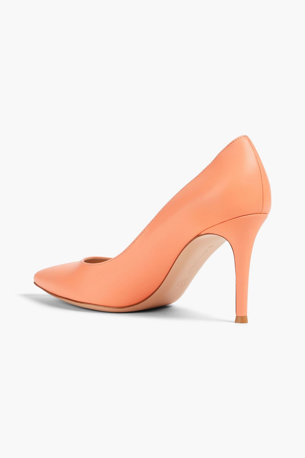 GIANVITO ROSSI حذاء بامب Gianvito من الجلد بكعب مقاس 85