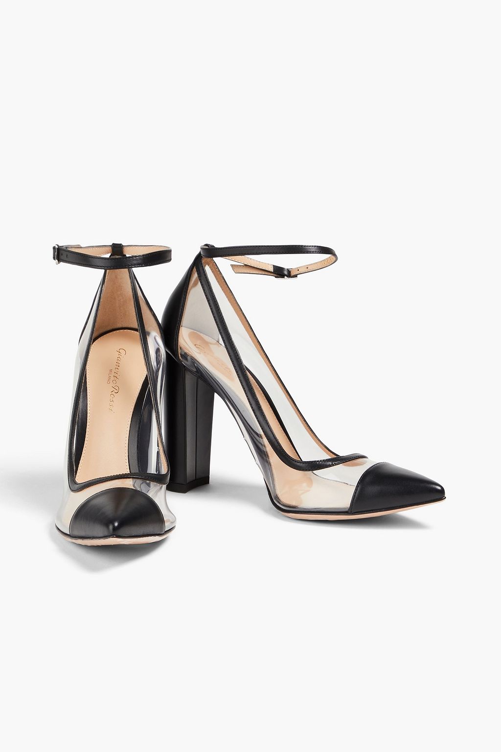GIANVITO ROSSI 섀넌 가죽 & PVC 펌프스