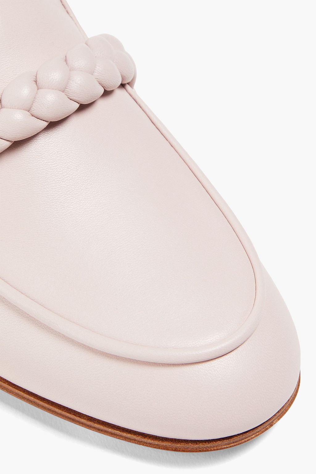 GIANVITO ROSSI Belem leather slippers