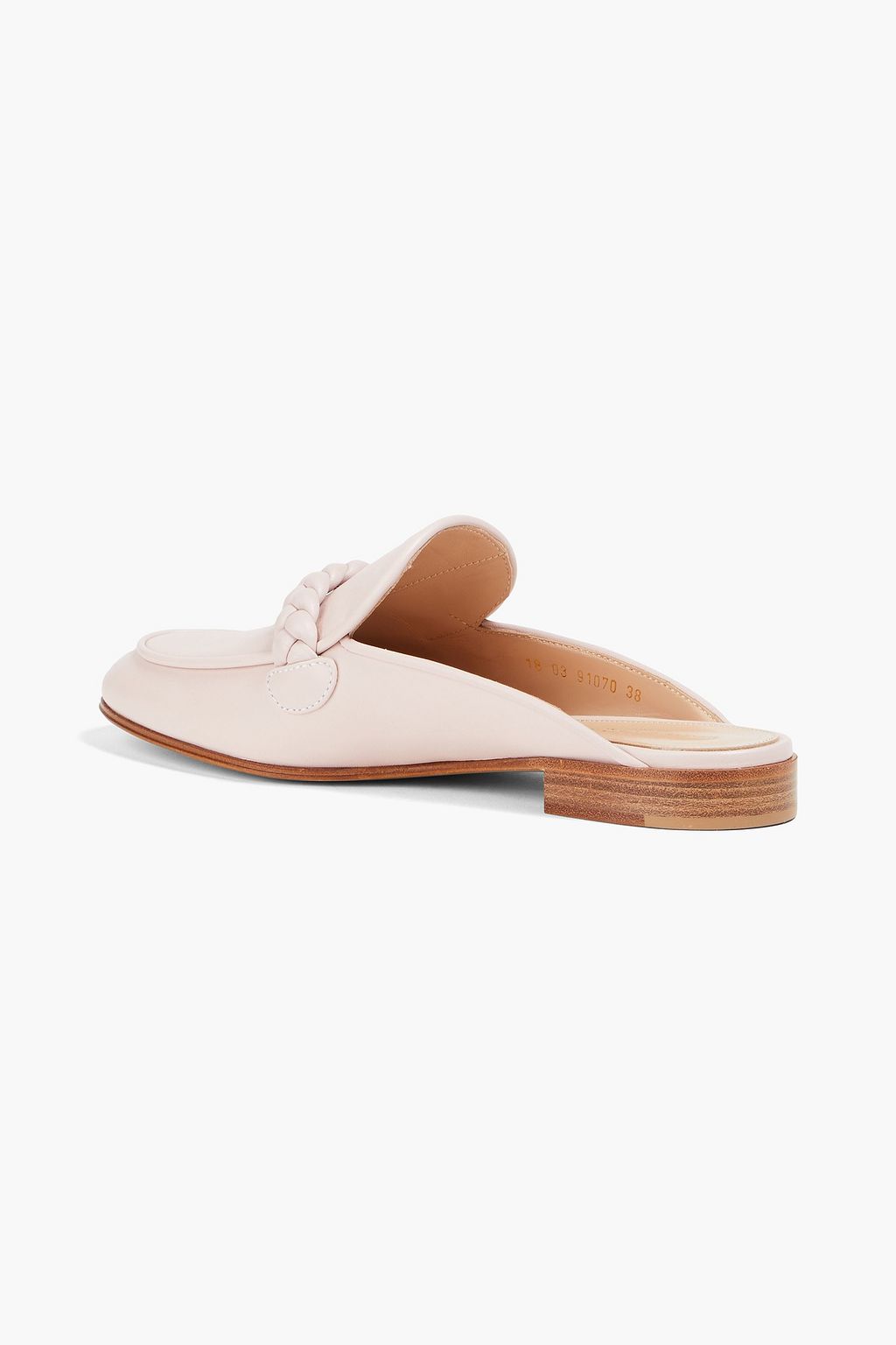 GIANVITO ROSSI Belem leather slippers