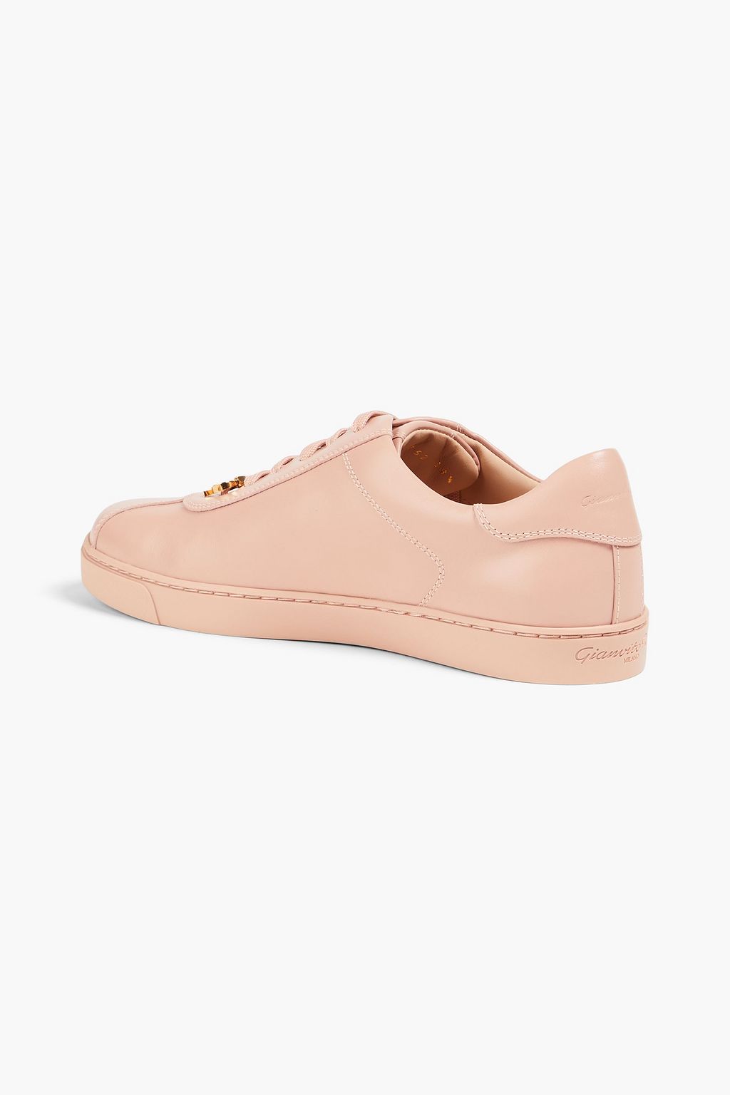 GIANVITO ROSSI Dahlia leather sneakers