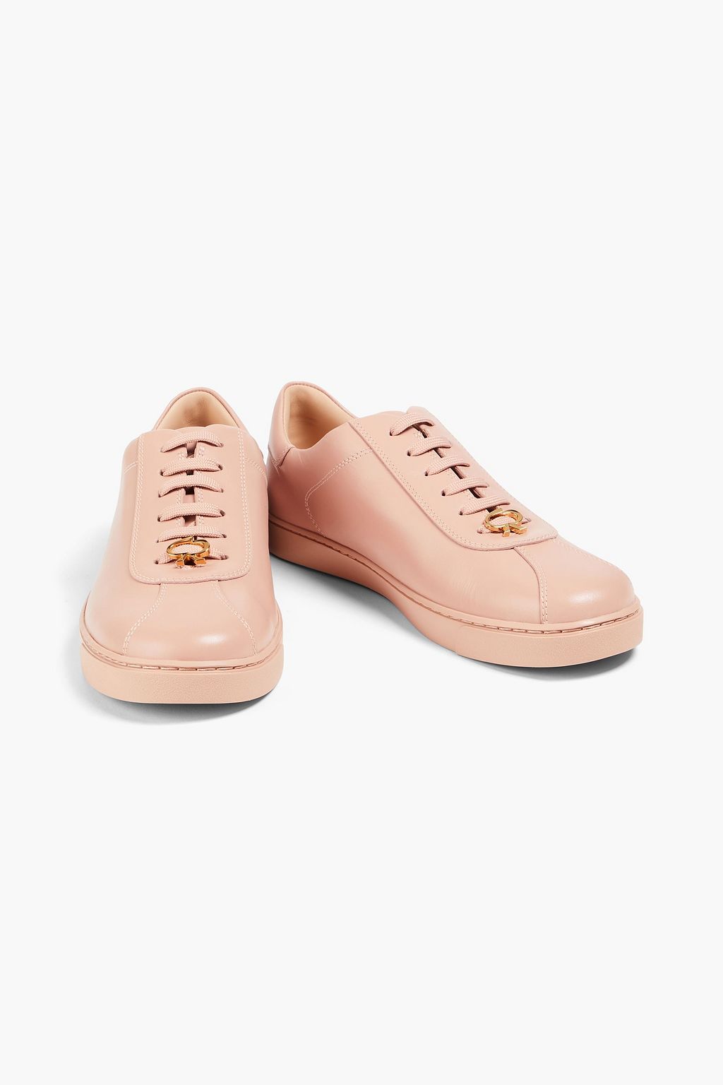 GIANVITO ROSSI Dahlia leather sneakers