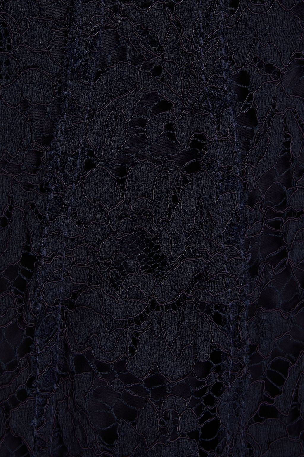 VALENTINO GARAVANI Ausgestelltes Minikleid aus schnurgebundener Spitze