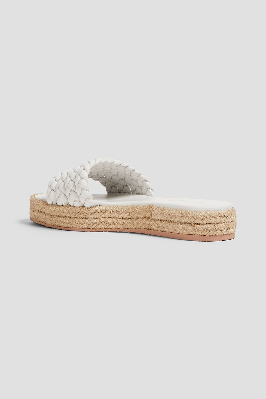 GIANVITO ROSSI Marbella braided leather slides