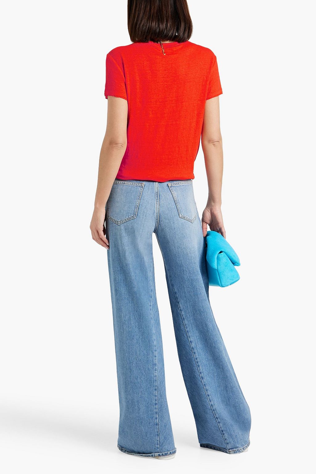 FRAME Easy True linenjersey Tshirt THE