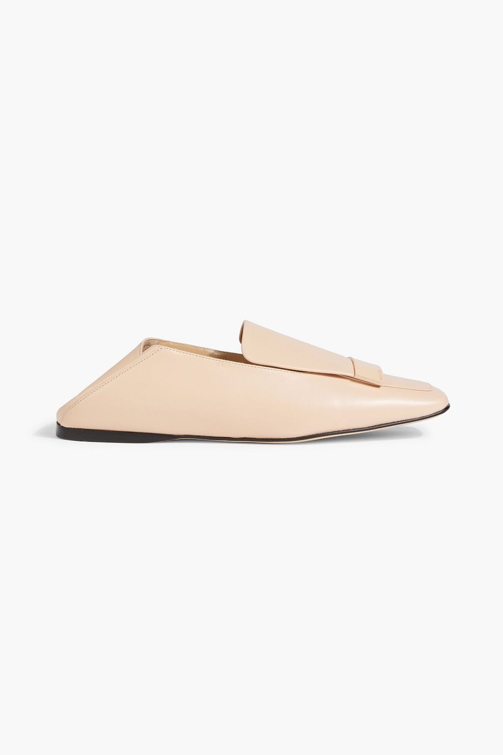 SERGIO ROSSI sr1 leather collapsible-heel loafers