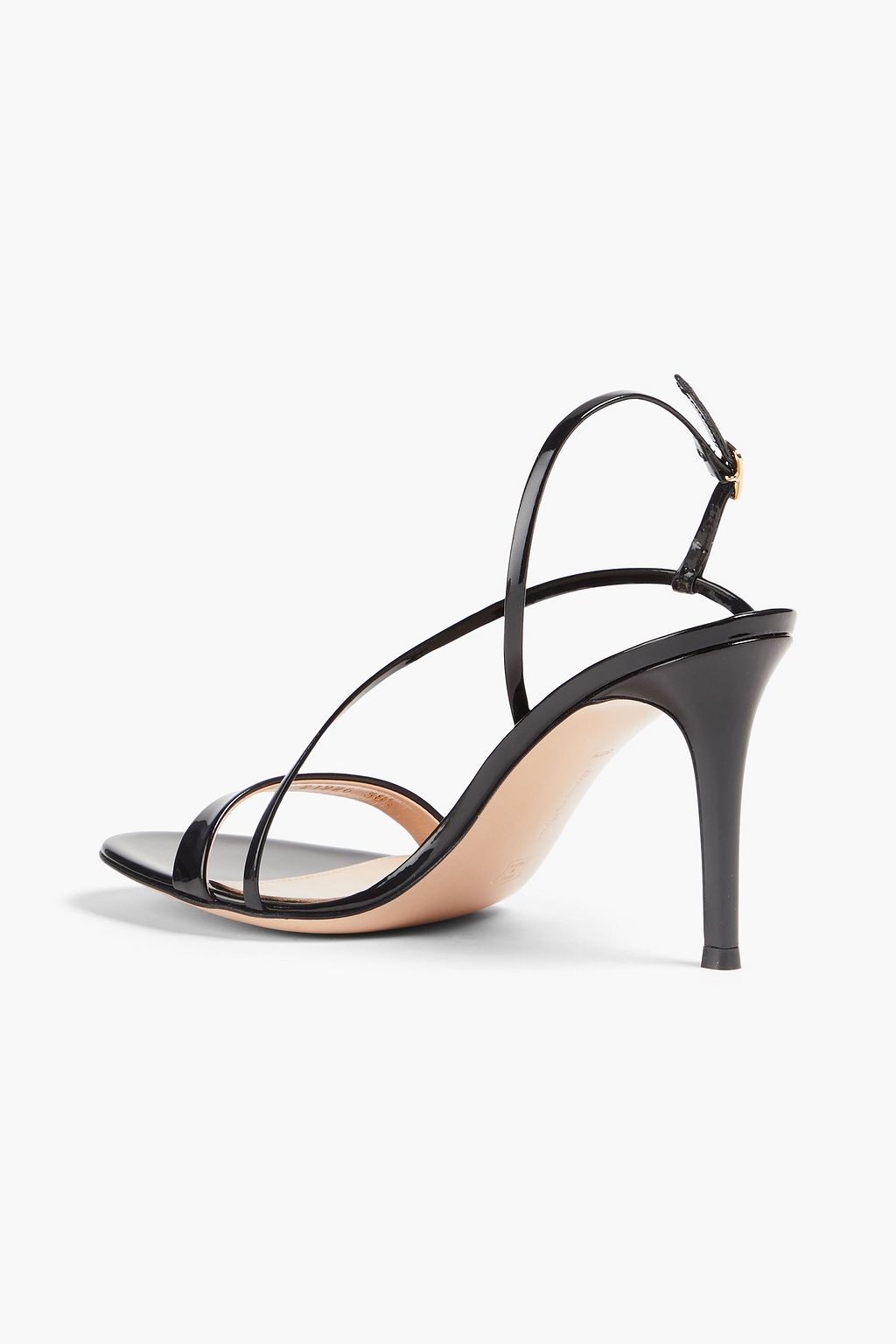 GIANVITO ROSSI Manhattan 85 patent-leather slingback sandals