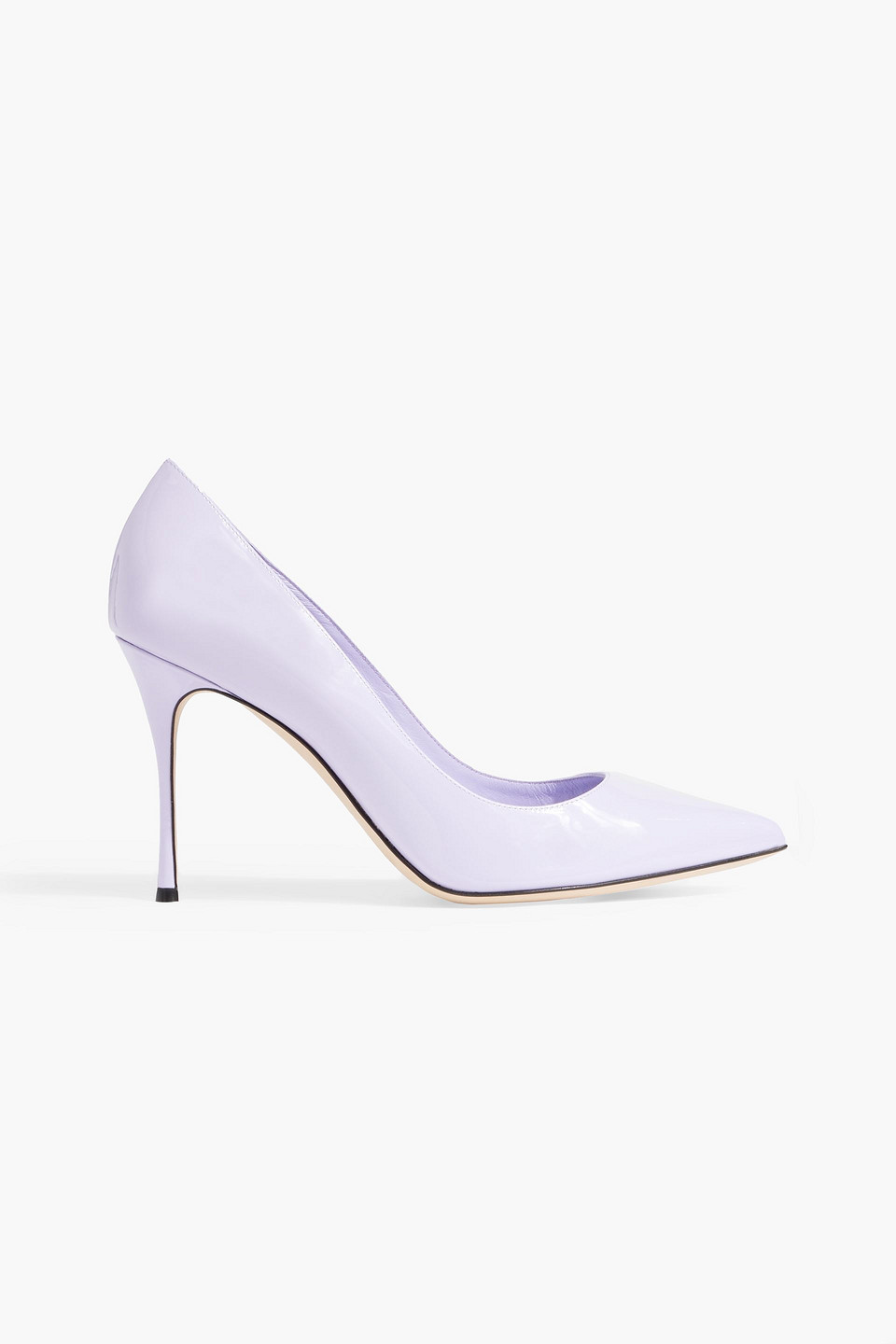 Sergio Rossi Godiva Patent-leather Pumps In Lavender