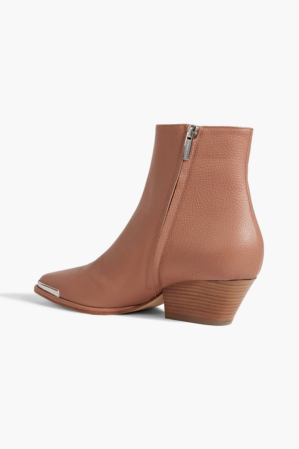 SERGIO ROSSI Carla pebbled-leather cowboy boots