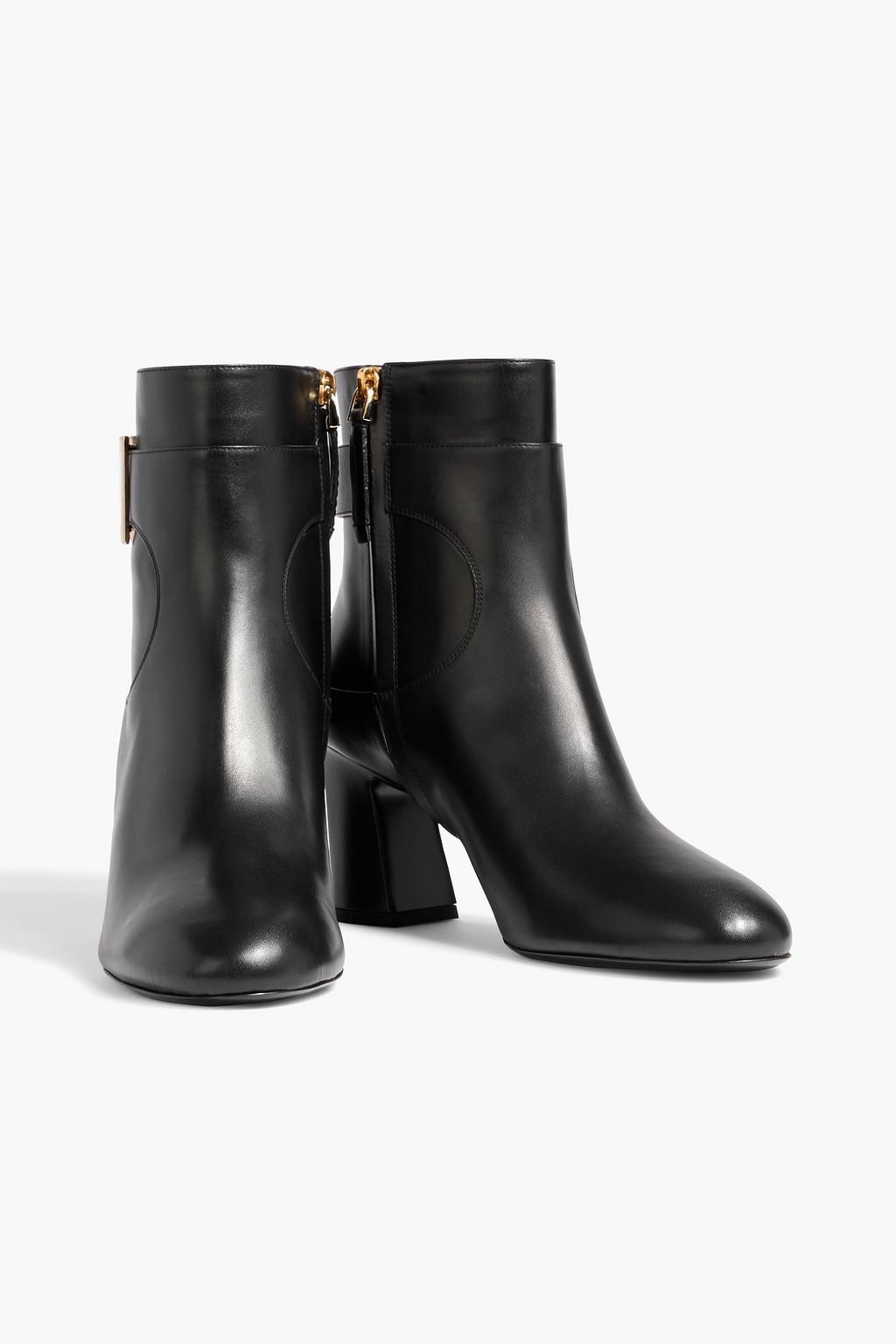 ROGER VIVIER Trompette buckled leather ankle boots