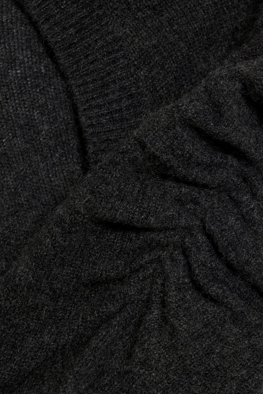 FRAME Ruched cashmere sweater