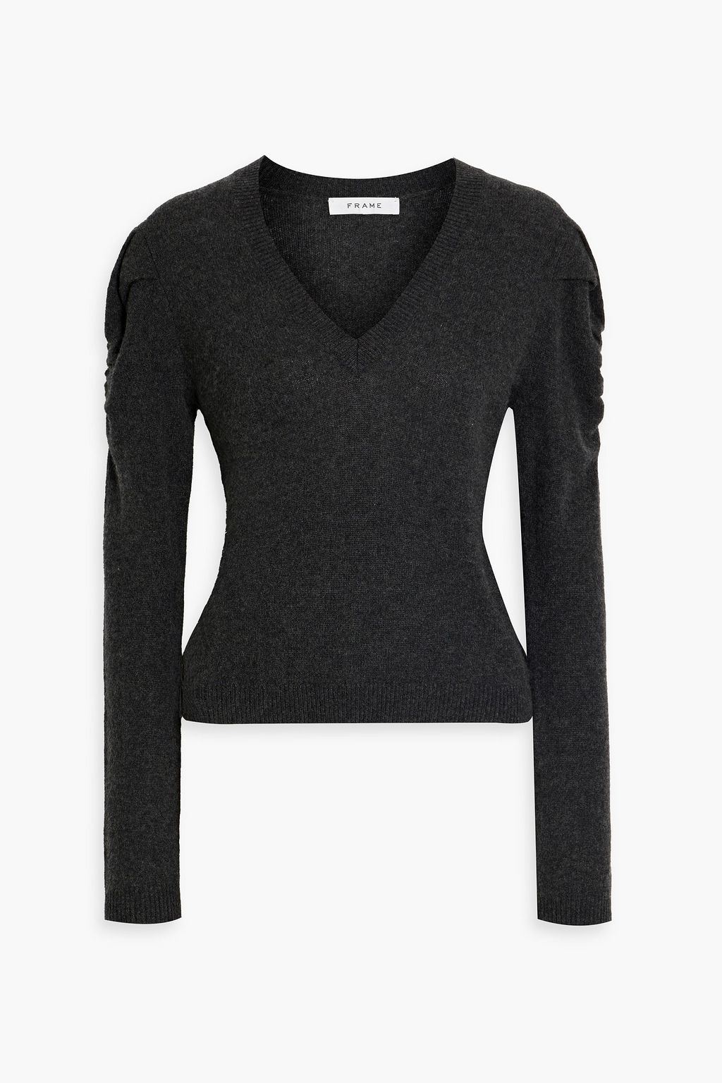 FRAME Ruched cashmere sweater THE OUTNET