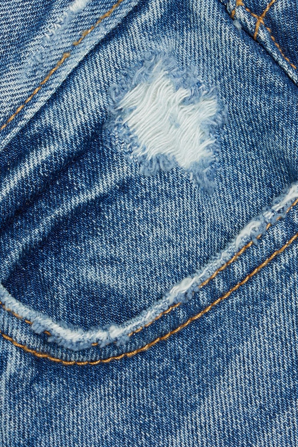 GRLFRND Karolina distressed high-rise skinny jeans