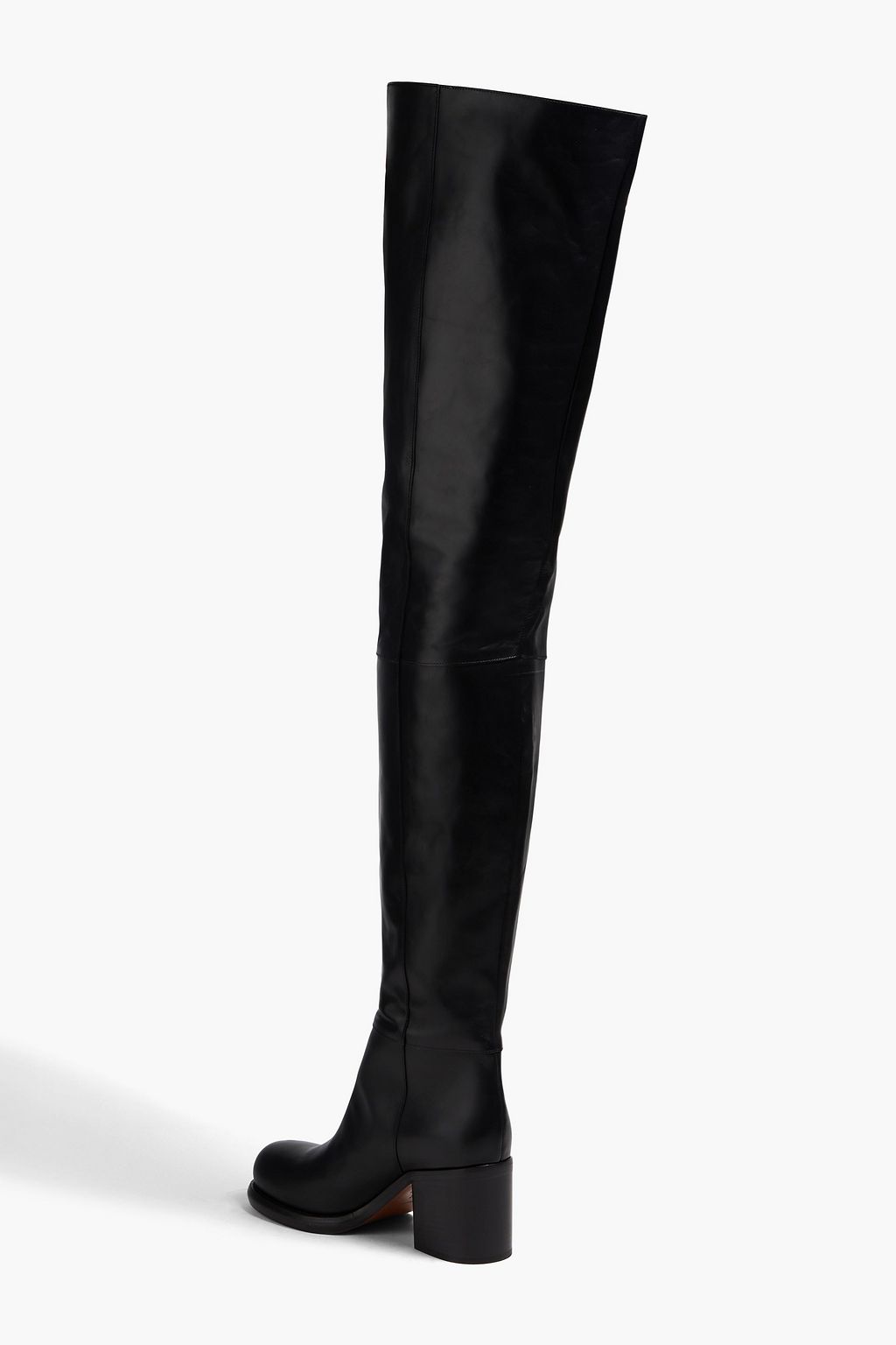 ALAÏA Leather thigh boots