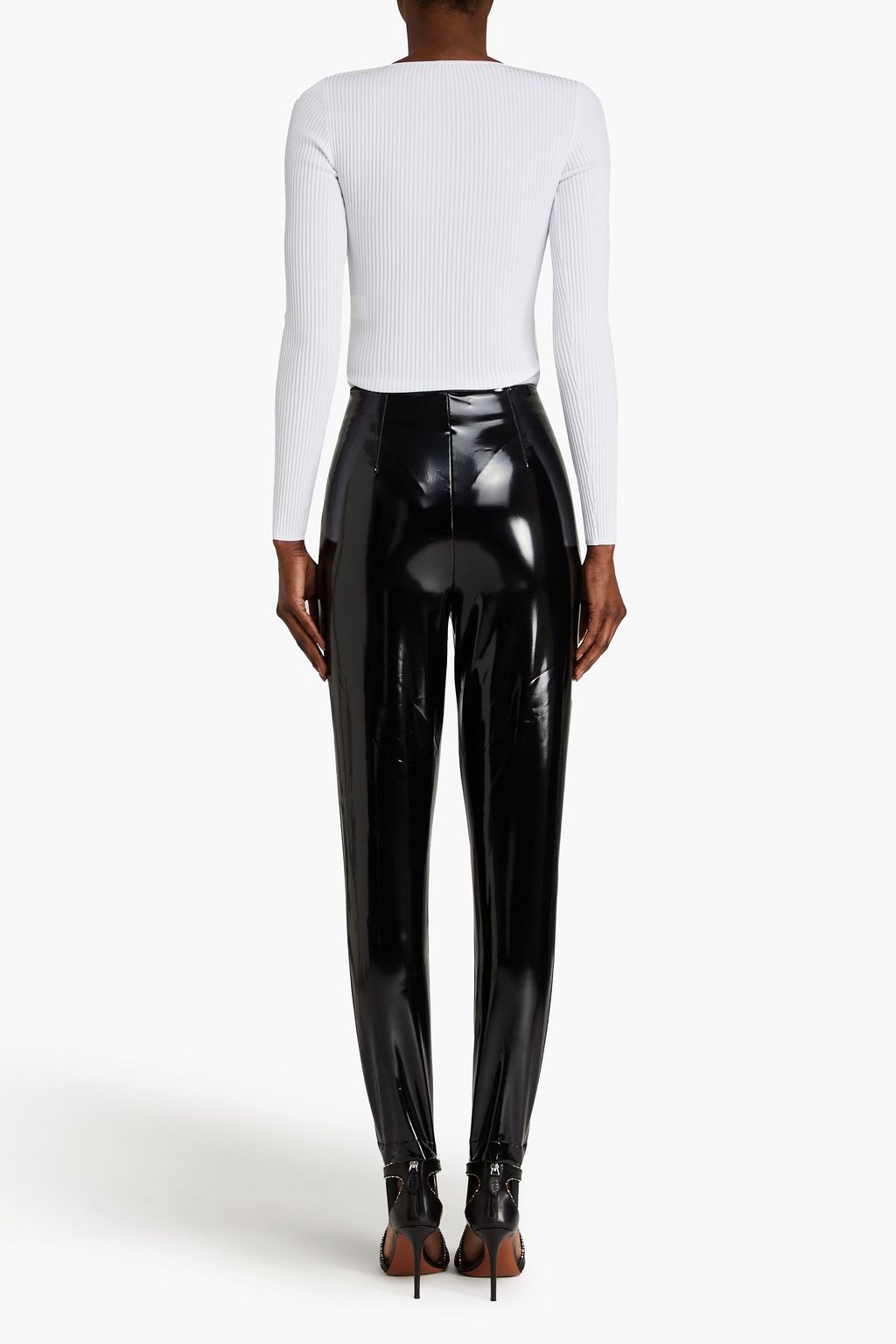 ALAÏA Ribbed-knit bodysuit