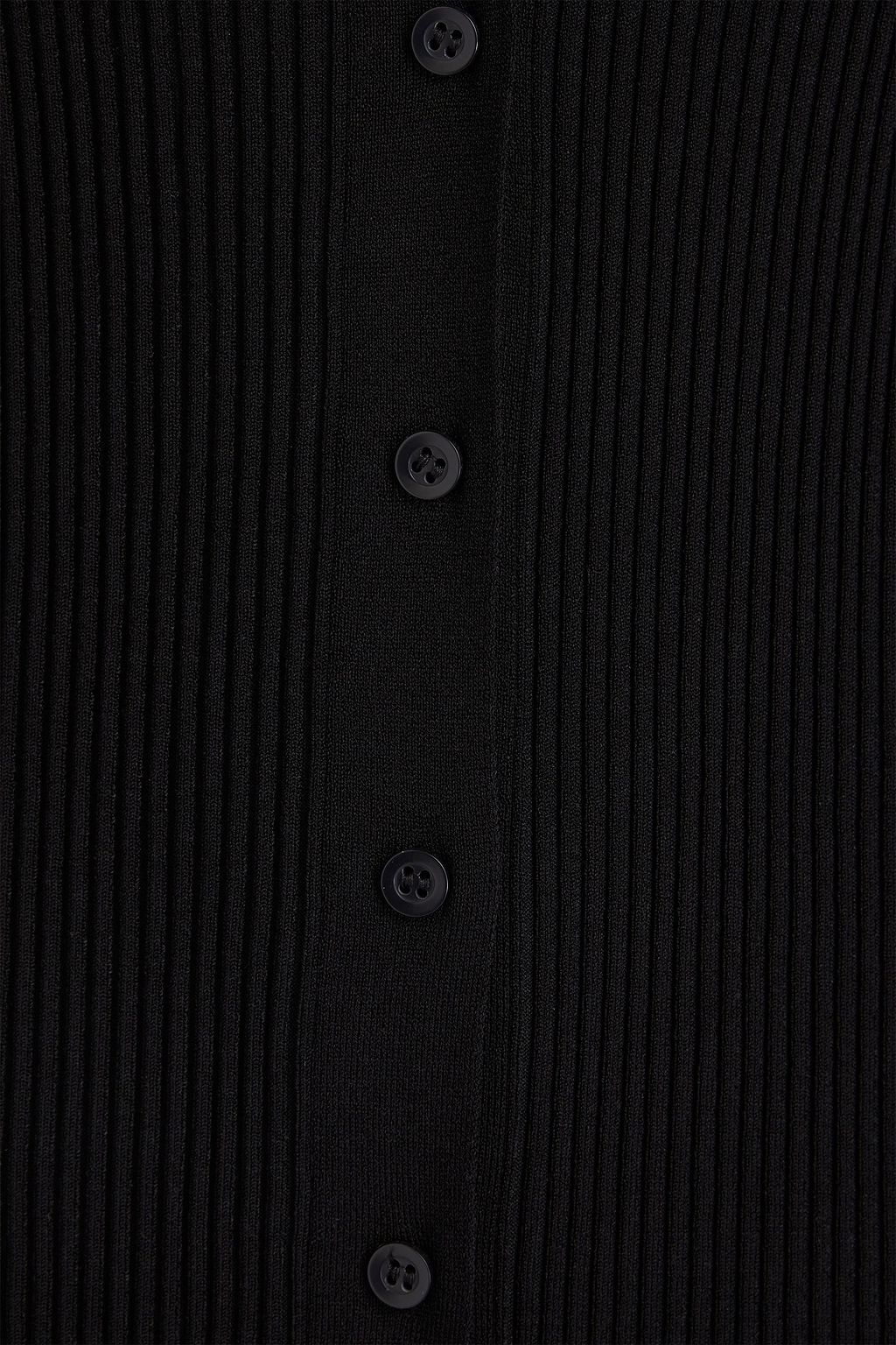 ALAÏA Ribbed-knit midi dress