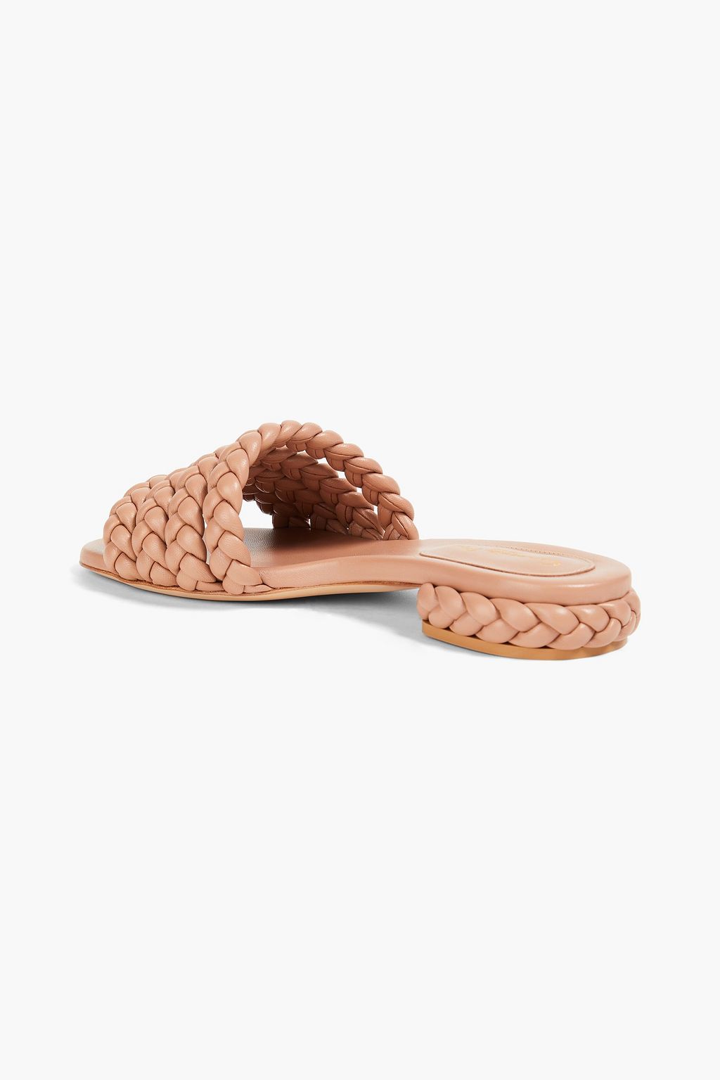 GIANVITO ROSSI Braided leather sandals