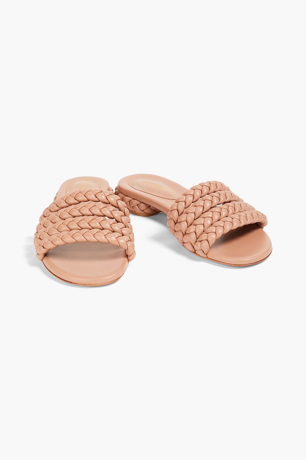 GIANVITO ROSSI Braided leather sandals