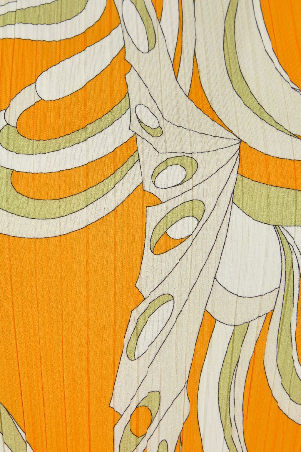PUCCI Plissé-crepe blouse