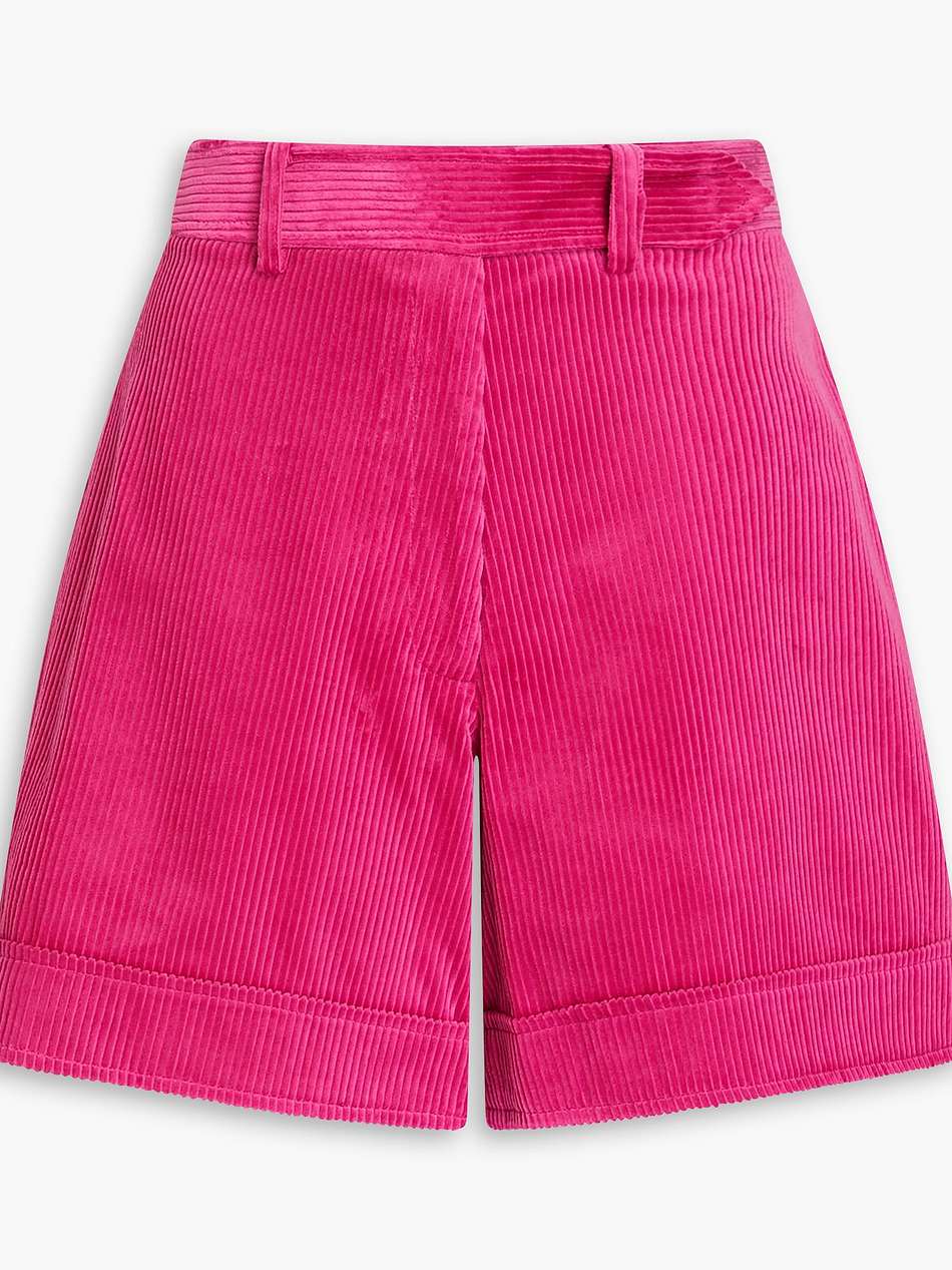cotton-corduroy shorts