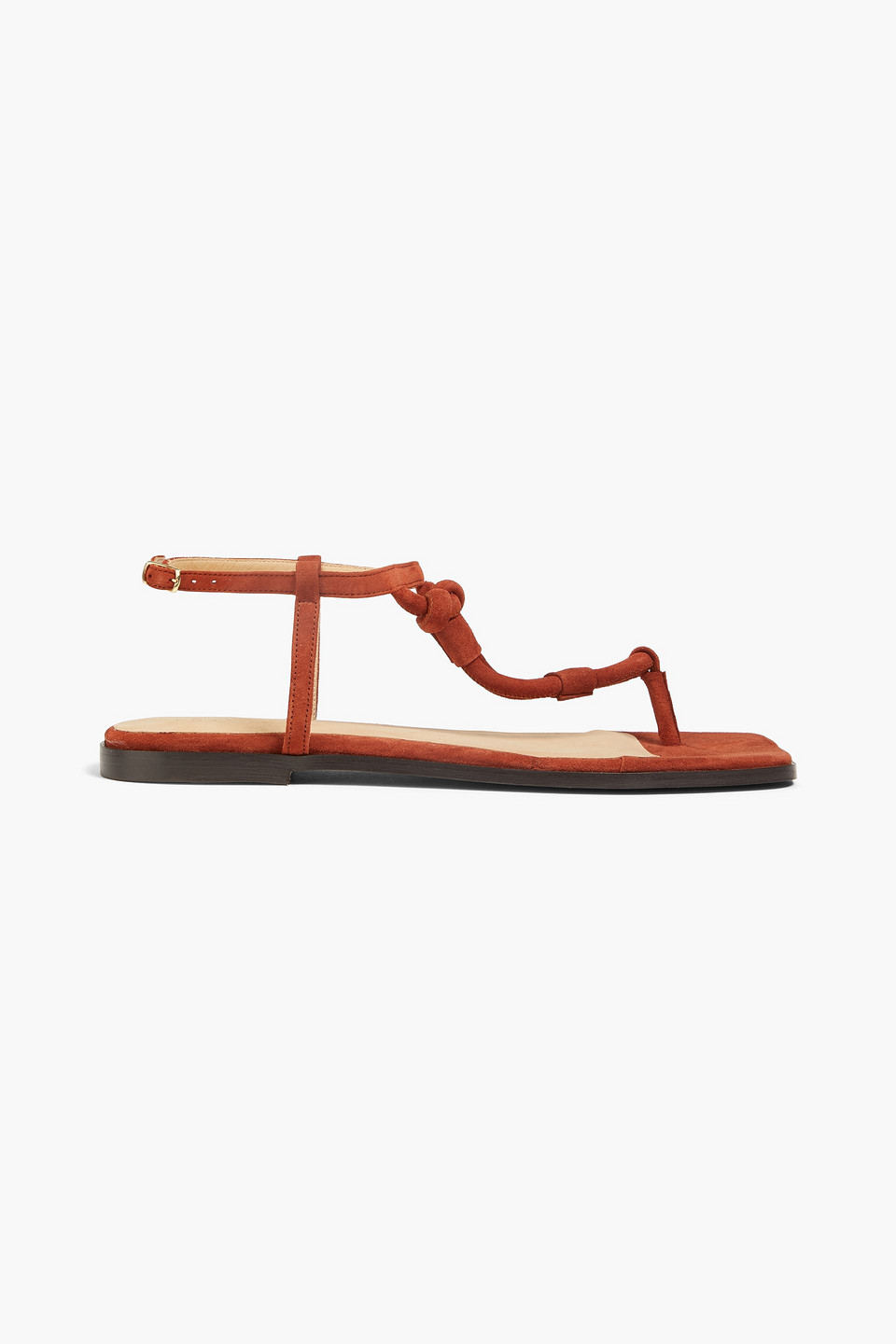 Frame Lunit Suede Sandals In Brown