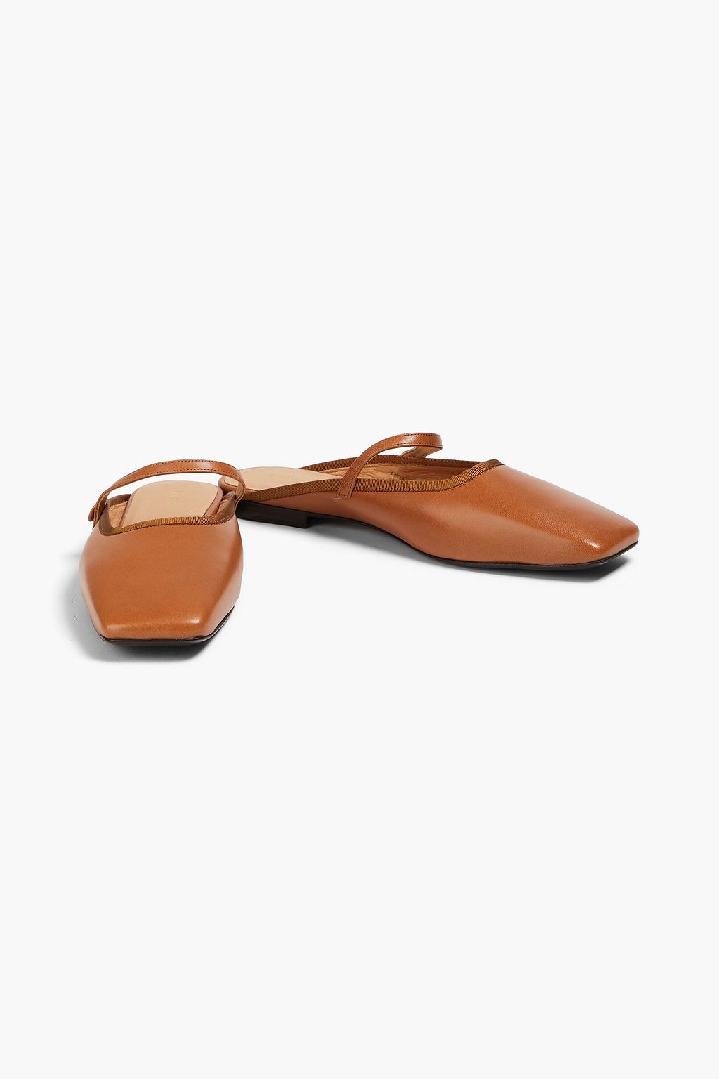 FRAME Le Em leather Mary Jane slippers