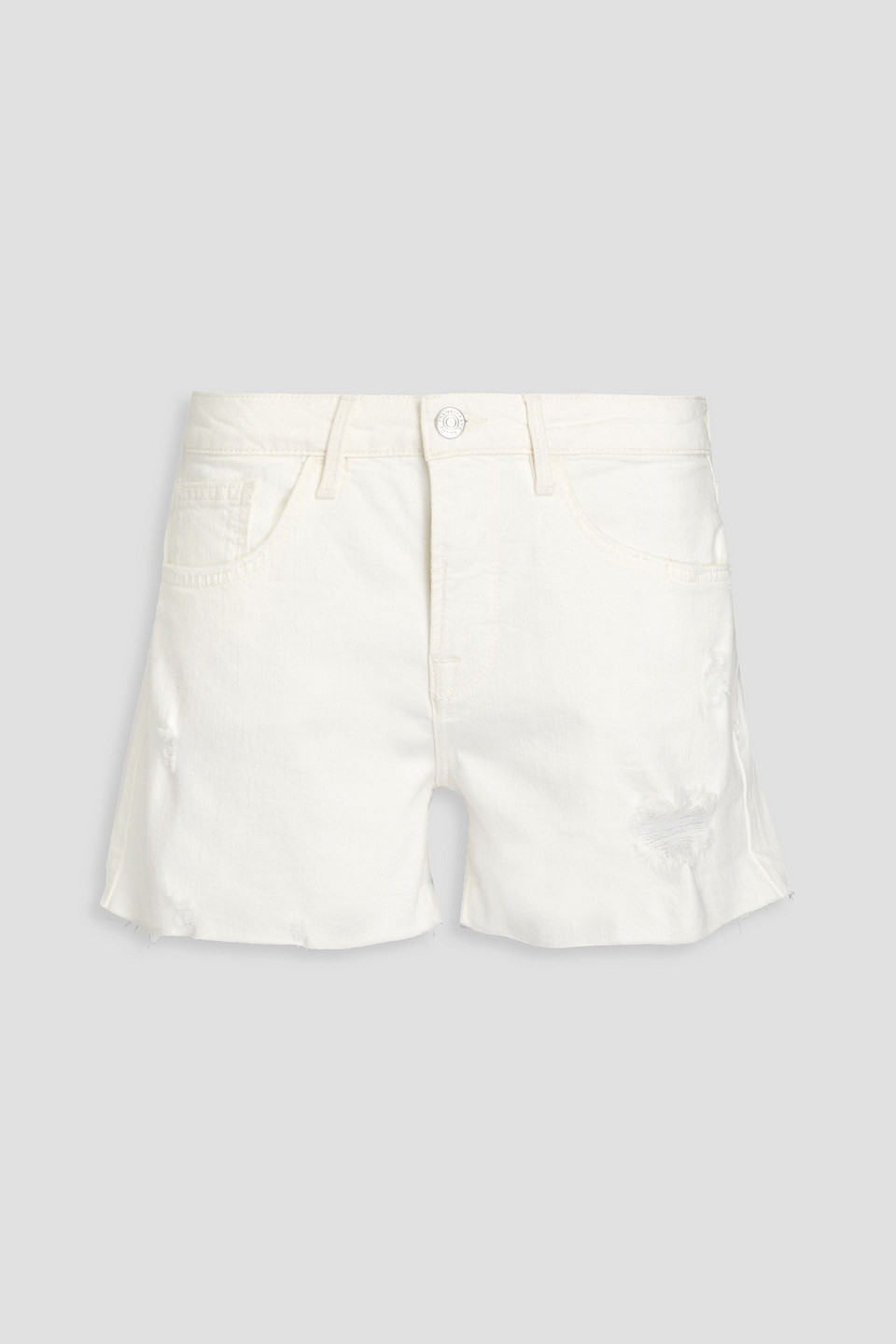 Frame French Cotton-terry Sweatshirt In Au Natural Rips