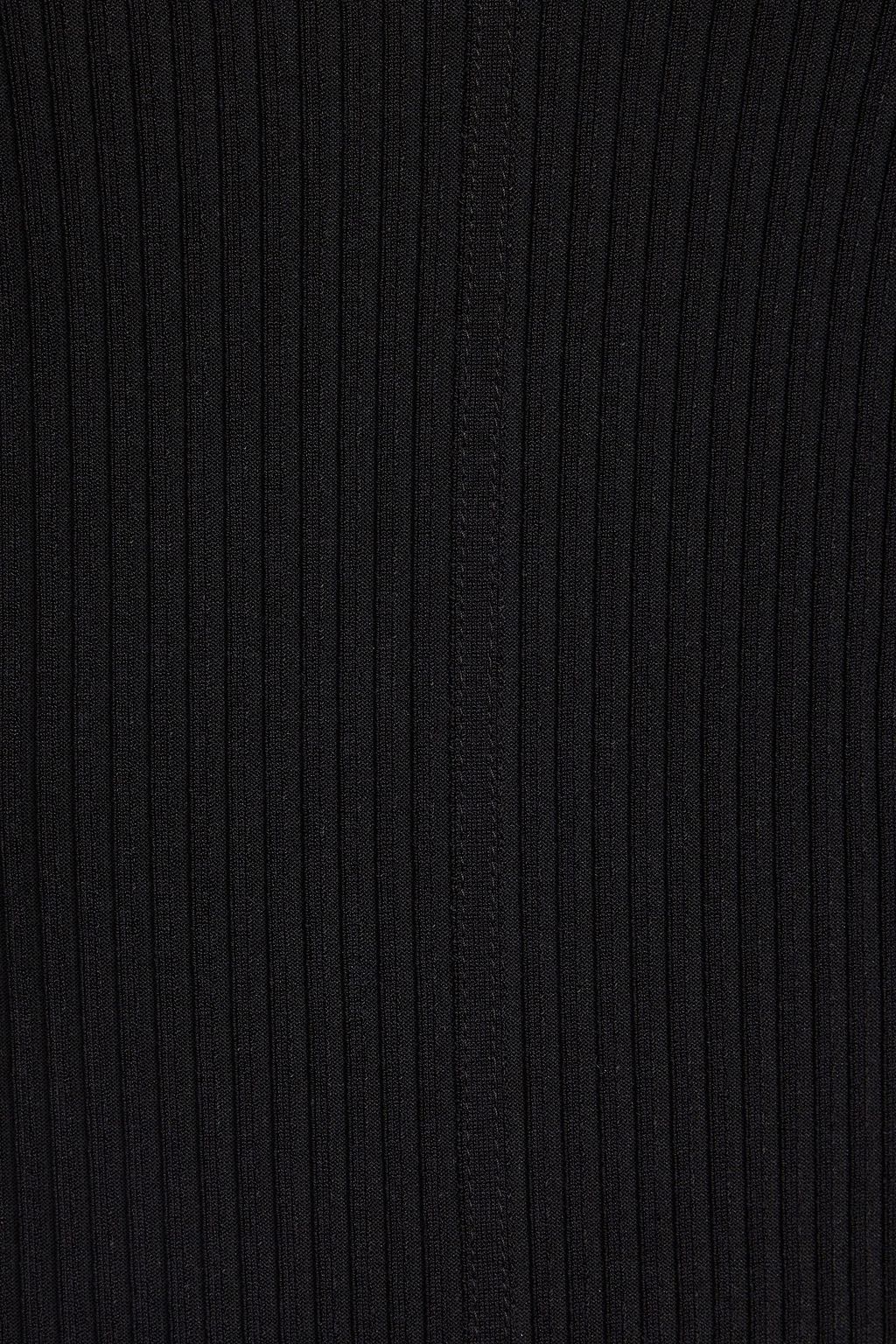 ALAÏA Ribbed-knit bodysuit