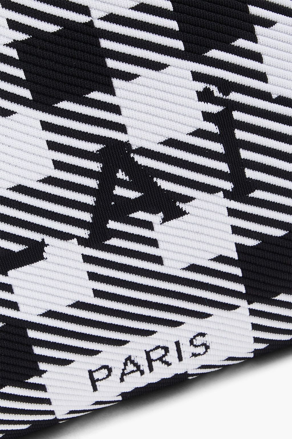 ALAÏA リブ編みジャカード トートバッグ ギンガム