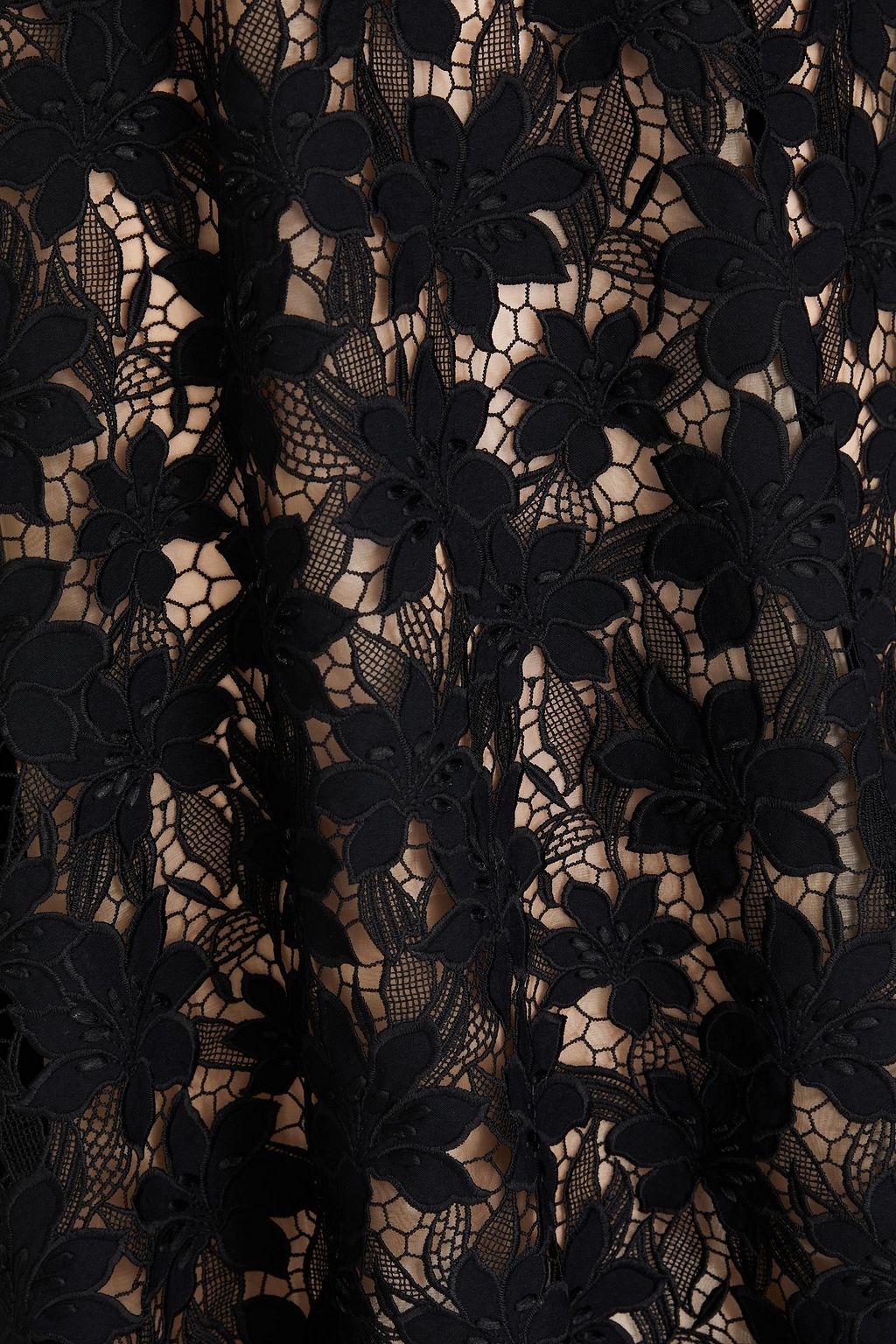 OSCAR DE LA RENTA 기퓌르 레이스 미디 드레스
