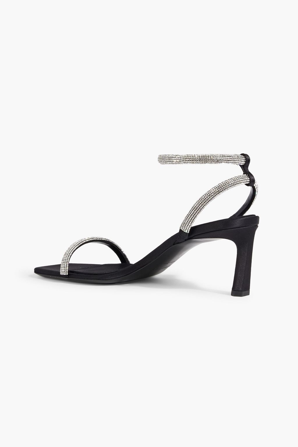 EVANGELIE SMYRNIOTAKI X SERGIO ROSSI Crystal-embellished leather sandals