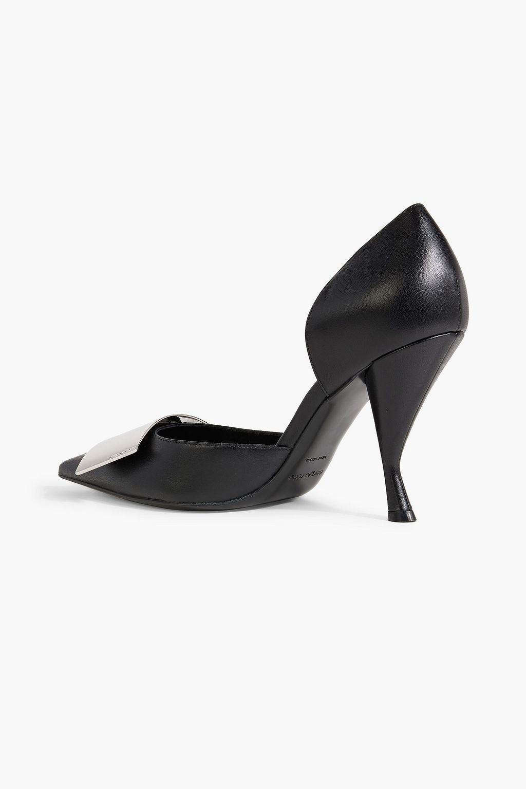 SERGIO ROSSI sr Miroir embellished leather pumps