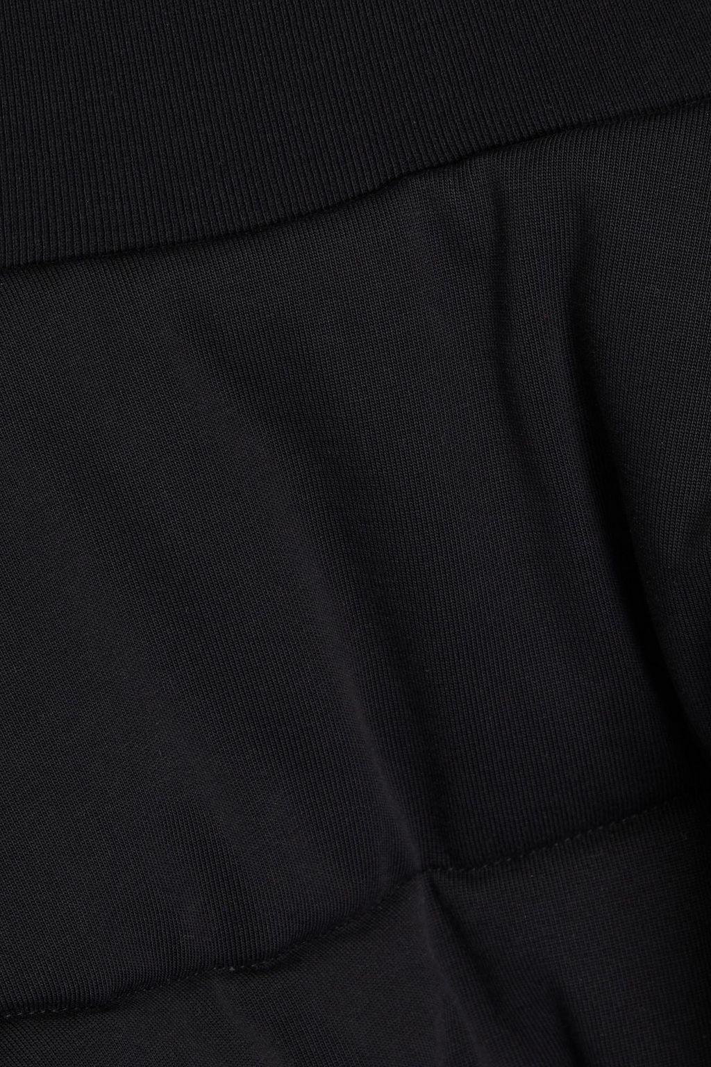 ALAÏA Flared ribbed cotton-jersey mini dress